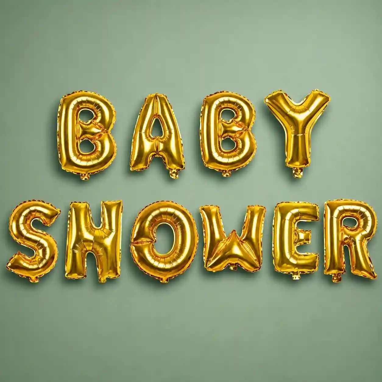 Golden Baby Shower Foil